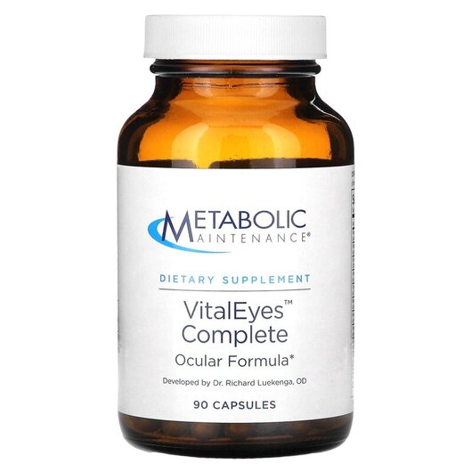 Основное фото товара Vital Eyes Complete Ocular Formula Основное фото товара Vital Eyes Complete Ocular Formula, Поддержка здоровья зрения, 90
