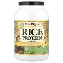 Raw Rice Protein Vanilla Рисовый протеин NutriBiotic Raw Rice Protein Vanilla Рисовый протеин NutriBiotic