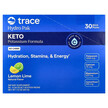 Фото товару Hydro Pak Keto Lemon Lime Фото товару Trace, Hydro Pak Keto Lemon Lime, Контроль ваги, 30 шт