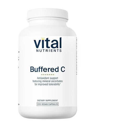 Основное фото товара Buffered C 500 mg Основное фото товара Vital Nutrients, Витамин C, Buffered C 500 mg, 220 капсул