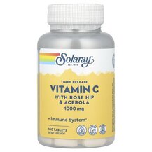 Вітамін С 1000 мг Vitamin C 1000 mg Solaray 100 таблеток Вітамін С 1000 мг Vitamin C 1000 mg Solaray 100 таблеток