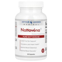 Nattovena Наттокиназа Arthur Andrew Medical 90 капсул