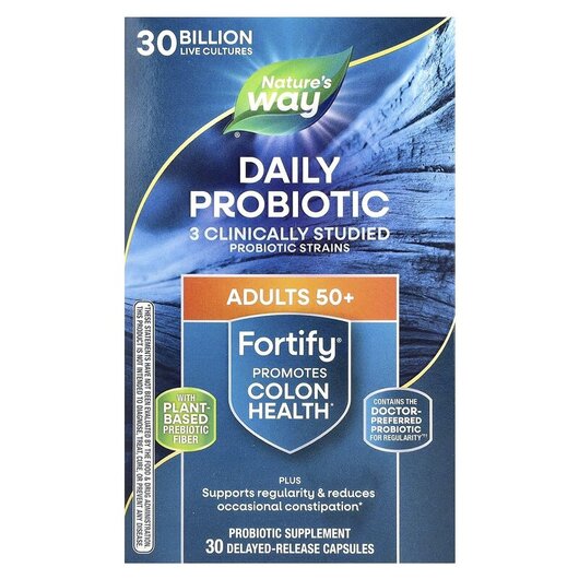 Основное фото товара Fortify Age 50+ Probiotic + Prebiotics Everyday Care 30 Billion Основное фото товара Fortify Age 50+ Probiotic + Prebiotics Everyday Care, Пробиотики,