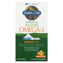 Algae Omega-3 Минами Водоросли Minami Nutrition 60 капсул