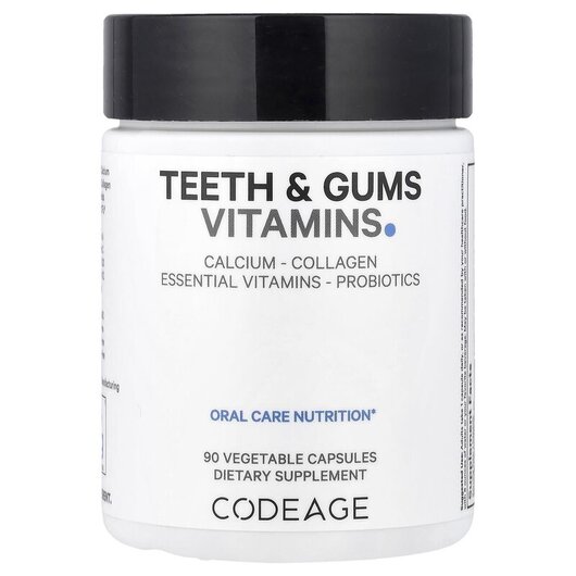 Основное фото товара CodeAge, Витамины для зубов и десен, Vitamins Teeth & Gums, 9