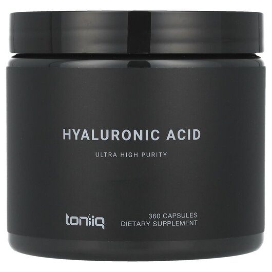 Основное фото товара Hyaluronic Acid Основное фото товара Toniiq, Гиалуроновая кислота, Hyaluronic Acid, 360 капсул