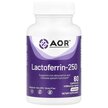 Фото товару Lactoferrin 250 mg Фото товару AOR, Lactoferrin 250 mg, Лактоферрин, 60 капсул