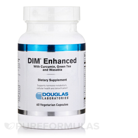 Основне фото товару DIM Enhanced Основне фото товару Douglas Laboratories, DIM Enhanced, Дііндолілметан, 60 капсул