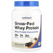 Протеїн Ізолят Grass-Fed Whey Protein Vanilla Nutricost