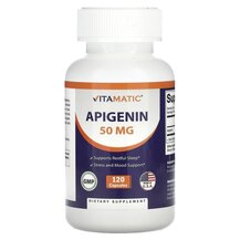 Апігенін Apigenin 50 mg Vitamatic 120 капсул Апігенін Apigenin 50 mg Vitamatic 120 капсул