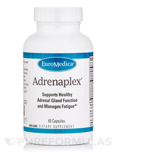 Основне фото товару EuroMedica, Adrenaplex, Підтримка наднирників, 60 капсул
