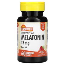Fast Dissolve Max Melatonin Natural Berry 12 mg Мелатонин Fast Dissolve Max Melatonin Natural Berry 12 mg Мелатонин