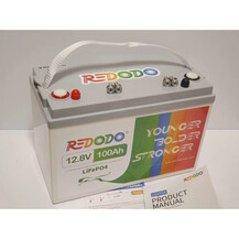 Акумуляторна батарея LiFePO4 12V 100Ah Redodo 1 шт Акумуляторна батарея LiFePO4 12V 100Ah Redodo 1 шт