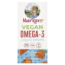 Vegan Omega-3 Liquid Drops Orange Веганская Омега-3 30 мл