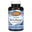 Фото товару Carlson, MCT & Omega-3 With Coconut & Fish Oil, MCT Олія,