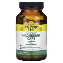 Магній Target-Mins Magnesium Caps 300 mg Country Life