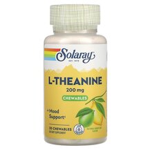 L-Theanine 200 mg Chewables L-Теанин Solaray 30 таблеток L-Theanine 200 mg Chewables L-Теанин Solaray 30 таблеток