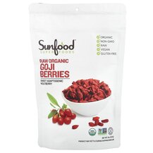 Ягоди Годжі Raw Organic Goji Berries Sunfood 227 г