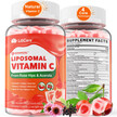 Фото товара Natural Liposomal Vitamin C 1000 mg Gummies for Adults & Kids 9+ Chewable Vitamin C w/ 11mg Zinc D3 Elderberry Echinacea Bioflavonoid Immune Support Whole Food VIT C from Fruits Sugar Free Фото товара Natural Liposomal Vitamin C 1000 mg Gummies for, Витамин C, 60 та