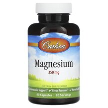Magnesium 350 mg Магний Carlson 90 капсул Magnesium 350 mg Магний Carlson 90 капсул