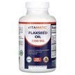 Фото товара Flaxseed Oil 1200 mg Фото товара Vitamatic, Льняное Масло, Flaxseed Oil 1200 mg, 120 капсул