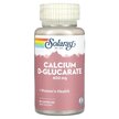 Фото товара Calcium D-Glucarate 400 mg Фото товара Solaray, Кальций, Calcium D-Glucarate 400 mg, 60 капсул