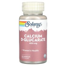 Кальцій Calcium D-Glucarate 400 mg Solaray 60 капсул