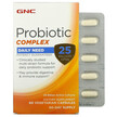 Фото товара Probiotic Complex Daily Need 25 Billion CFUs Фото товара Пробиотики, Probiotic Complex Daily Need 25 Billion CFUs, 60 капс