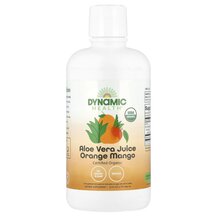 Organic Aloe Vera 100% Juice Orange Mango Flavor Алоэ вера