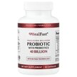 Фото товару Probiotic With Prebiotics Фото товару Healfast, Probiotic With Prebiotics, Пребіотики, 60 капсул