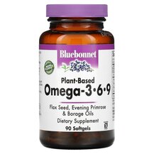 Рослинна Омега Plant Based Omega 3·6·9 Bluebonnet Рослинна Омега Plant Based Omega 3·6·9 Bluebonnet