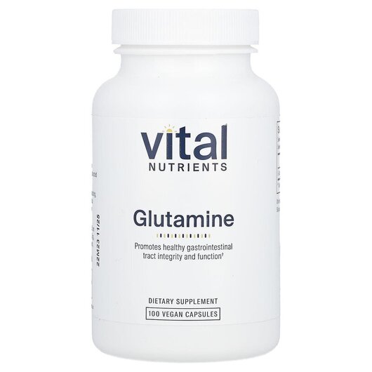 Основное фото товара Vital Nutrients, L-Глутамин, Glutamine 850 mg, 100 капсул