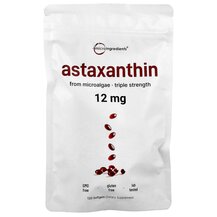 Astaxanthin 12 mg Астаксантин Micro Ingredients 120 капсул