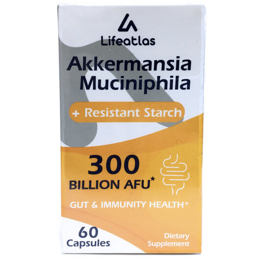 Основное фото товара Аккермансия, Akkermansia Muciniphila 300 Billion AFU, 60 капсул