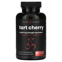 Екстракт вишні Tart Cherry 12000 mg NutraChamps 60 капсул Екстракт вишні Tart Cherry 12000 mg NutraChamps 60 капсул