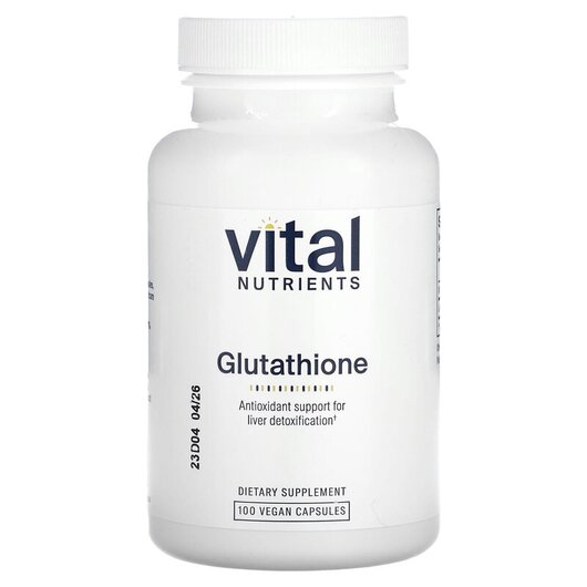 Основное фото товара Vital Nutrients, L-Глутатион, Glutathione, 100 капсул