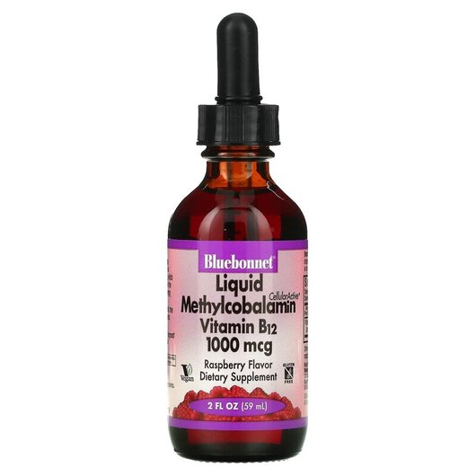 Основное фото товара Liquid CelluarActive Methylcobalamin Vitamin B12 Raspberry Flavor 1000 mcg Основное фото товара Liquid CelluarActive Methylcobalamin Vitamin, Метилкобаламин B12,