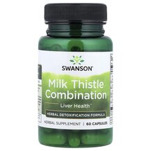 Milk Thistle Combination Расторопша Swanson 60 капсул