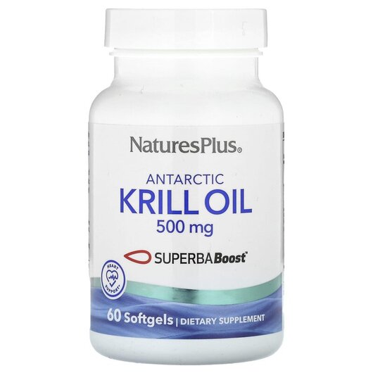 Основное фото товара Масло Антарктического Криля, Antarctic Krill Oil 500 mg, 60 капсу