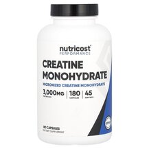 Performance Creatine Monohydrate 3000 mg Креатин Nutricost