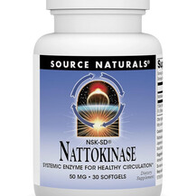 Nattokinase NSK-SD Наттокиназа Source Naturals 30 капсул