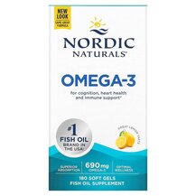 Омега-3 Лимон Omega-3 690 mg Nordic Naturals 180 капсул