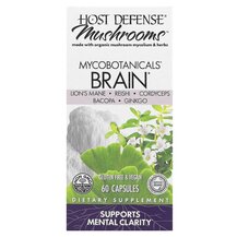 Brain Смесь грибов и трав Host Defense Mushrooms 60 капсул Brain Смесь грибов и трав Host Defense Mushrooms 60 капсул