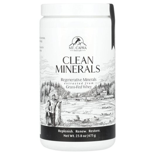 Основне фото товару Clean Minerals Основне фото товару Mt. Capra, Clean Minerals, Мінеральні добавки, 675 г
