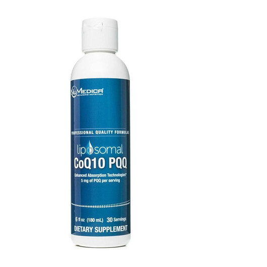 Основное фото товара Liposomal CoQ10 + PQQ Основное фото товара NuMedica, Коэнзим CoQ10, Liposomal CoQ10 + PQQ, 180 мл