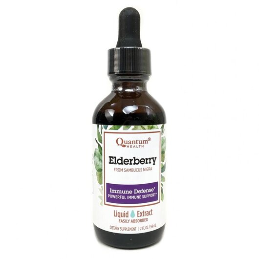Основне фото товару Elderberry Immune Defense Liquid, Сороп з бузини, 59 мл