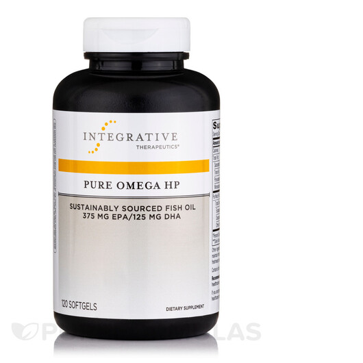 Основное фото товара Pure Omega HP 375 EPA / 125 DHA Основное фото товара Омега ЭПК ДГК, Pure Omega HP 375 EPA / 125 DHA, 120 капсул