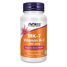 Вітамін K2 MK-7 Vitamin K-2 NOW 90 капсул