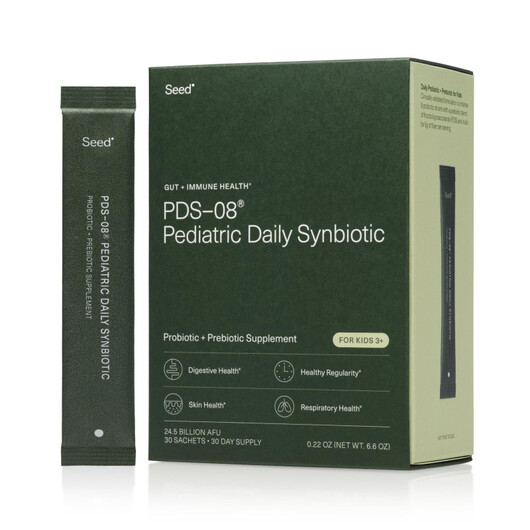 Основное фото товара Seed, Пробиотики, PDS-08 Pediatric Daily Synbiotic, 30 капсул