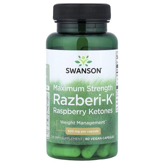 Основное фото товара Razberi-K Raspberry Ketones Maximum Strength 500 mg Основное фото товара Razberi-K Raspberry Ketones Maximum Strength 500, Контроль веса,